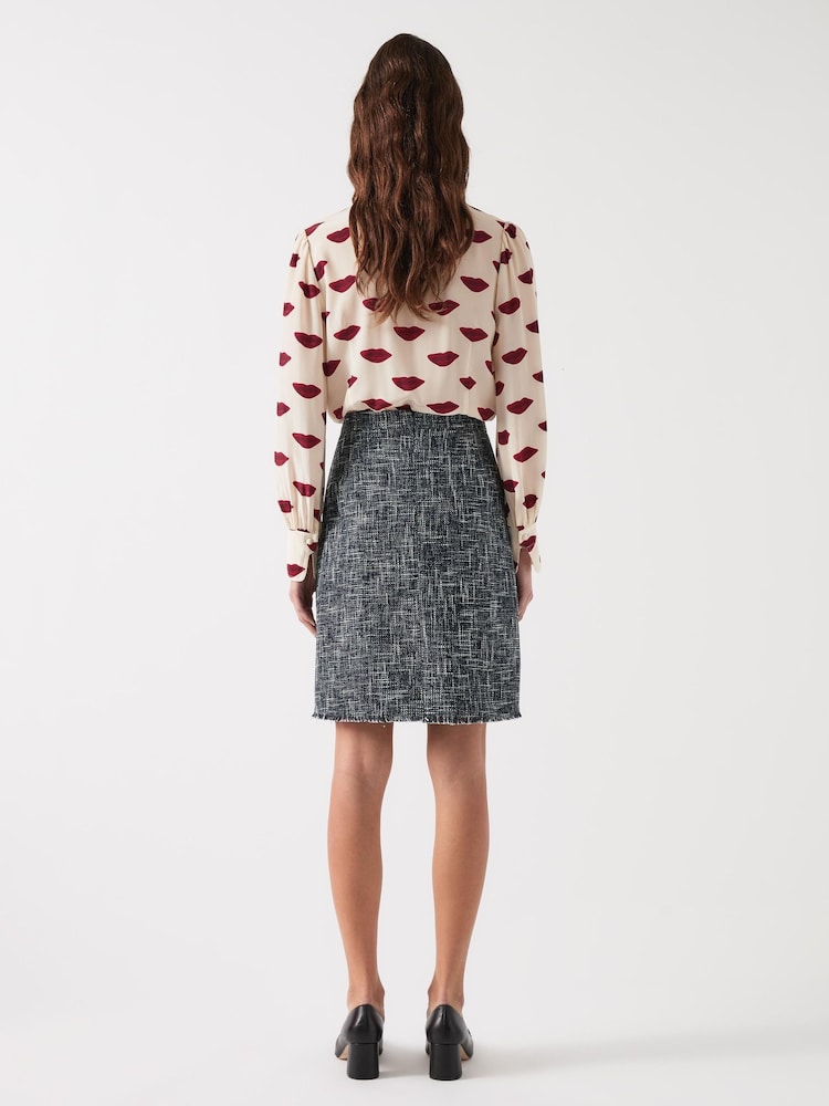 LK Bennett Suzie Cotton Blend Pencil Skirt - Imagen 2 de 3 LK Bennett Suzie Cotton Blend Pencil Skirt - Imagen 2 de 3