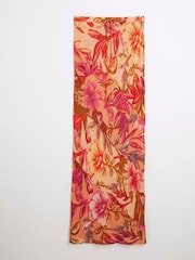 River Island Pink Floral Print Bias Beach Maxi Skirt - Image 5 of 6