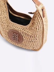 River Island Scoop Raffia Shoulder Bag - Image 4 of 5