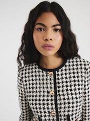 River Island Dogtooth Trophy Jacket - Imagen 4 de 4