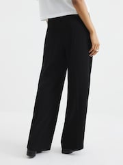 River Island Black Petite Petite Wide Leg Trousers - Image 2 of 6
