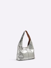River Island Metallic Leather Slouch Tote Bag - Image 3 of 5