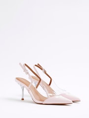 River Island Perspex Sling Back Court Shoes - Image 2 of 5