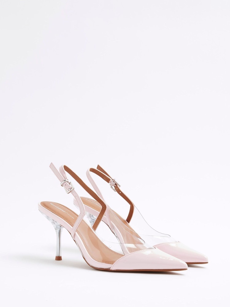 River Island Perspex Sling Back Court Shoes - Image 2 of 5