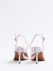 River Island Perspex Sling Back Court Shoes - Image 3 of 5