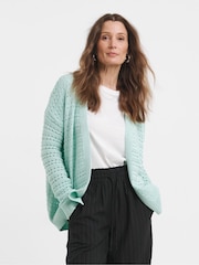 JD Williams Mint Green Edge To Edge Crochet Cardigan - Image 1 of 4