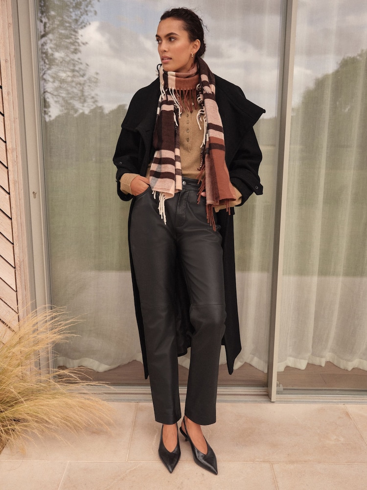 Black N. Premium Funnel Coat - Image 1 of 5