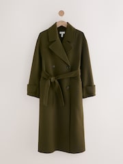 Khaki Green Tabitha Simmons Handsewn Coat - Image 1 of 4