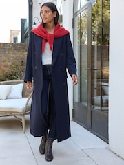 Navy Revere Coat - Image 1 of 7