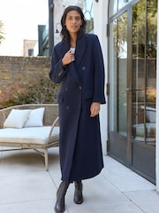 Navy Revere Coat - Image 2 of 7