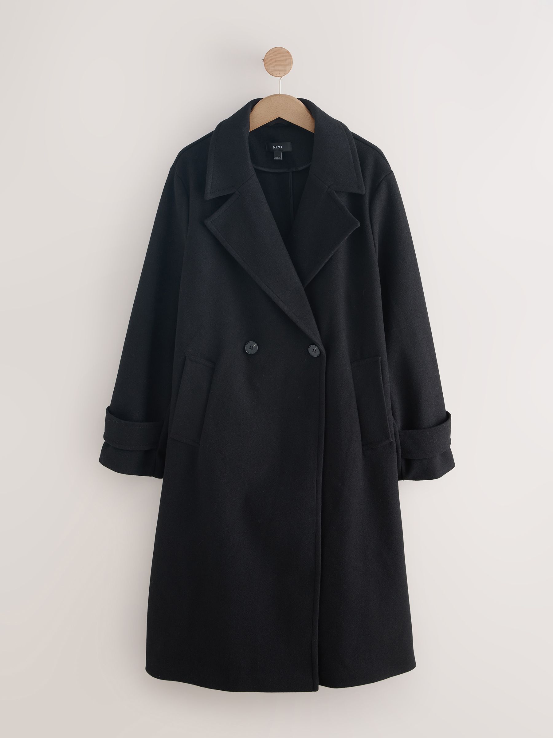 Buy Black Long Maxi Coat from the Next UK online shop