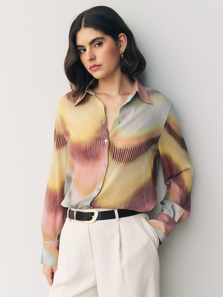 PS Paul Smith Multi Classic Swirl Detail Shirt - Image 2 of 6