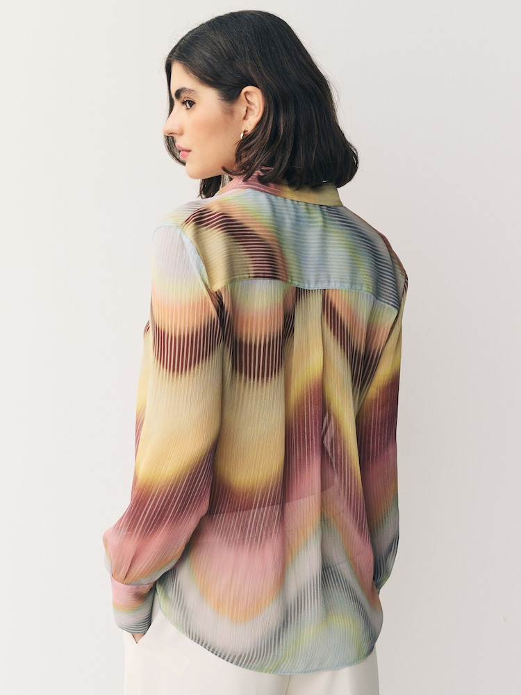 PS Paul Smith Multi Classic Swirl Detail Shirt - Image 3 of 6