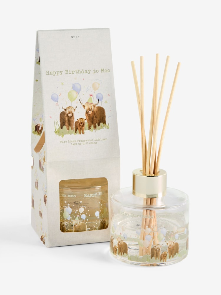 Hamish Happy Birthday Pure Linen Scented Candle - Image 1 of 1