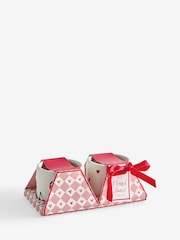 Cherry & Almond Ceramic Valentines Set of 2 Candle - Image 4 of 4