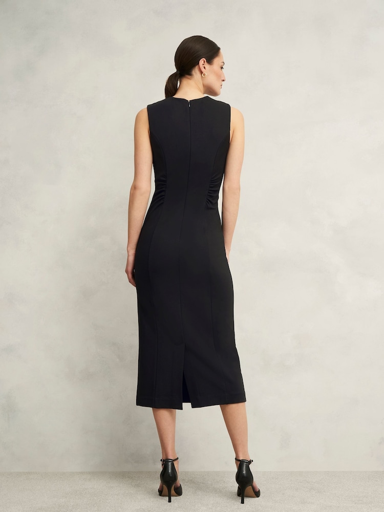 Hobbs Black Chrome Hazel Ponte Dress - Image 2 of 5