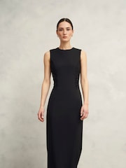 Hobbs Black Chrome Hazel Ponte Dress - Image 3 of 5