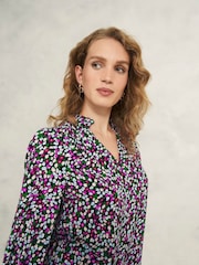 Hobbs Pink/Green Orelia Blouse - Image 3 of 5
