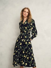 Hobbs Black Chrome Everly Dress - Image 3 of 7