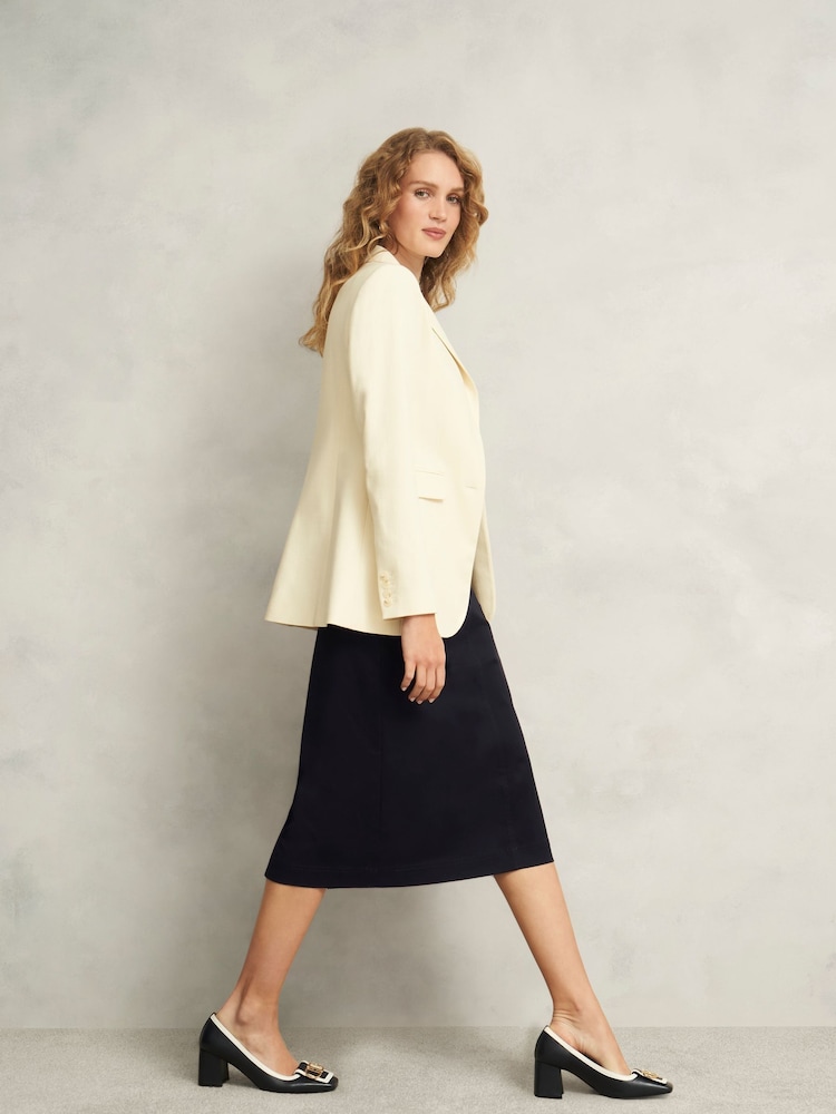 Hobbs Blue Hana Skirt - Image 2 of 6