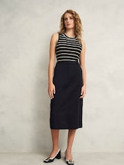 Hobbs Blue Hana Skirt - Image 3 of 6