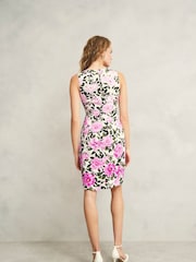 Hobbs White/Pink Fiona Dress - Image 2 of 5
