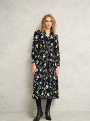 Hobbs Black Petite Everly Dress - Image 3 of 5