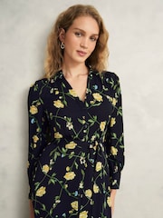 Hobbs Black Petite Everly Dress - Image 4 of 5