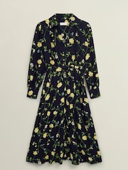 Hobbs Black Petite Everly Dress - Image 5 of 5