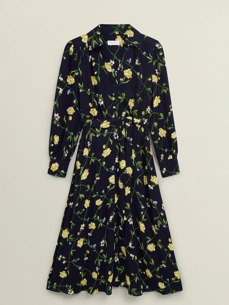 Hobbs Black Petite Everly Dress - Image 5 of 5
