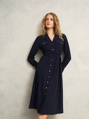 Hobbs Blue Myla Dress - Image 2 of 6