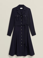 Hobbs Blue Myla Dress - Image 6 of 6