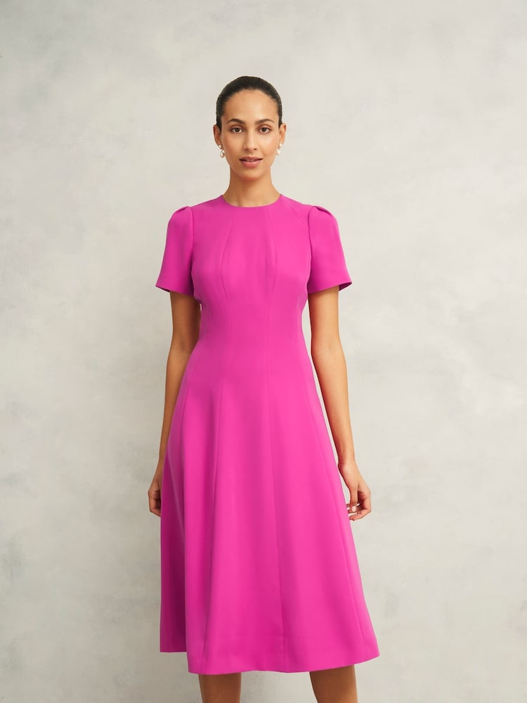 Hobbs Pink Eliana Dress - Image 1 of 6