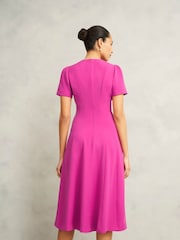 Hobbs Pink Eliana Dress - Image 2 of 6