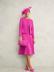 Hobbs Pink Eliana Dress - Image 4 of 6