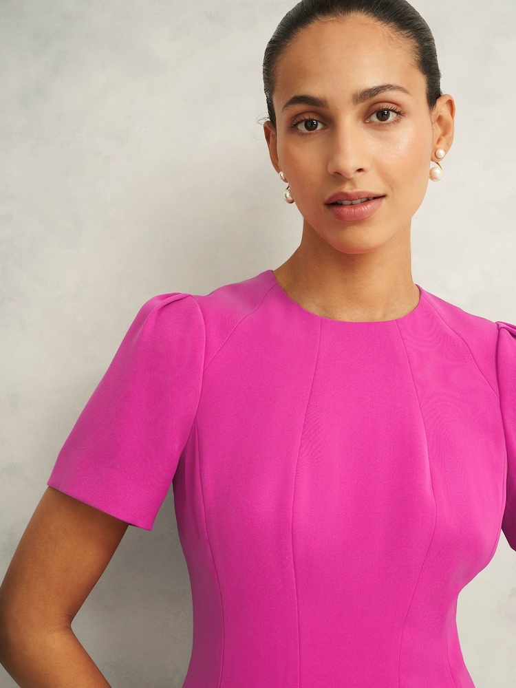 Hobbs Pink Eliana Dress - Image 5 of 6