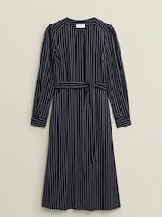 Hobbs Navy Ivory Finley Dress - Image 5 of 5