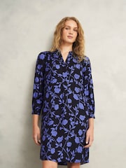 Hobbs Blue Valeria Dress - Image 4 of 7