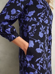 Hobbs Blue Valeria Dress - Image 5 of 7