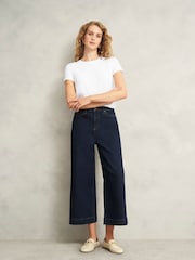 Hobbs White Pixie 100% Cotton T-Shirt - Image 1 of 5