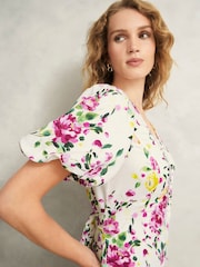 Hobbs Pink Petite Petite Taylor Dress - Image 3 of 4