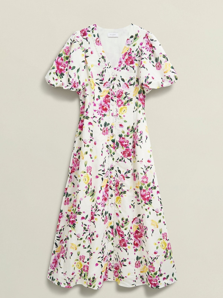 Hobbs Pink Petite Petite Taylor Dress - Image 4 of 4