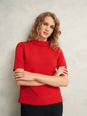 Hobbs Red Tali tshirt - Image 1 of 7