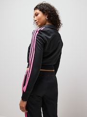 Adidas Originals Black Grey Classic Firebird Track Pant Trousers - Image 2 of 7