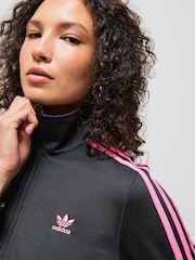 Adidas Originals Black Grey Classic Firebird Track Pant Trousers - Image 5 of 7
