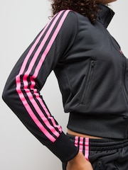 Adidas Originals Black Grey Classic Firebird Track Pant Trousers - Image 6 of 7