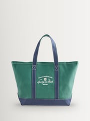 Sporty & Rich Blue Syracuse Two Tone Tote Bag - Image 1 of 6