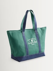 Sporty & Rich Blue Syracuse Two Tone Tote Bag - Image 2 of 6