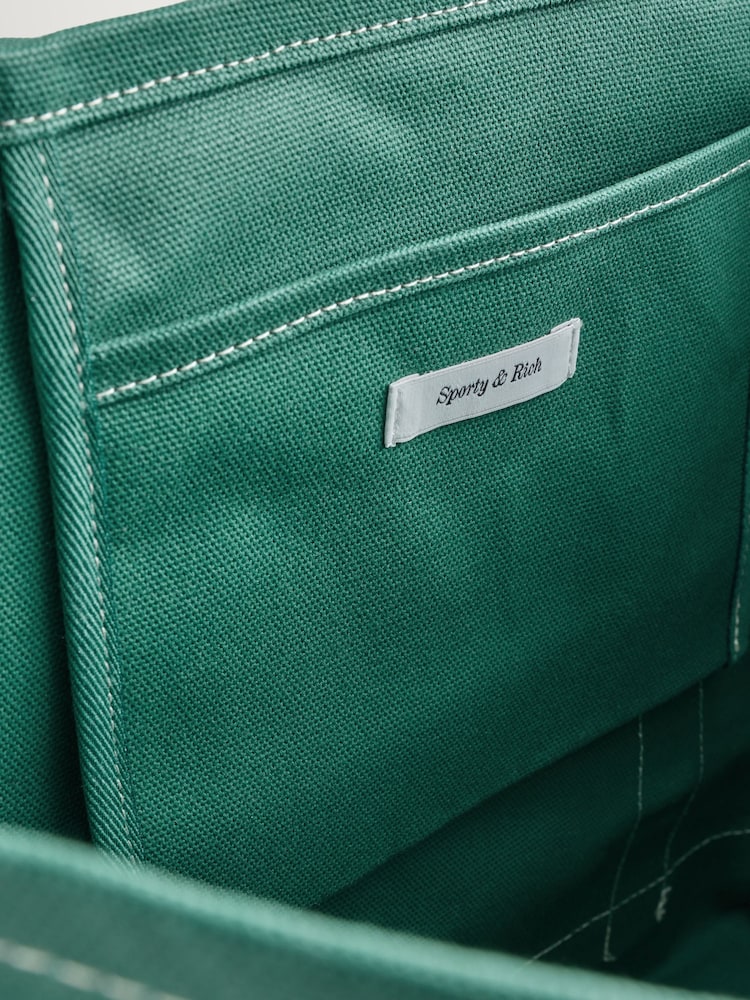 Sporty & Rich Blue Syracuse Two Tone Tote Bag - Image 6 of 6