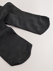 Melns - Garākas 80 denjē skolas zeķubikses 2 iepakojumā - Attēls 3 no 4